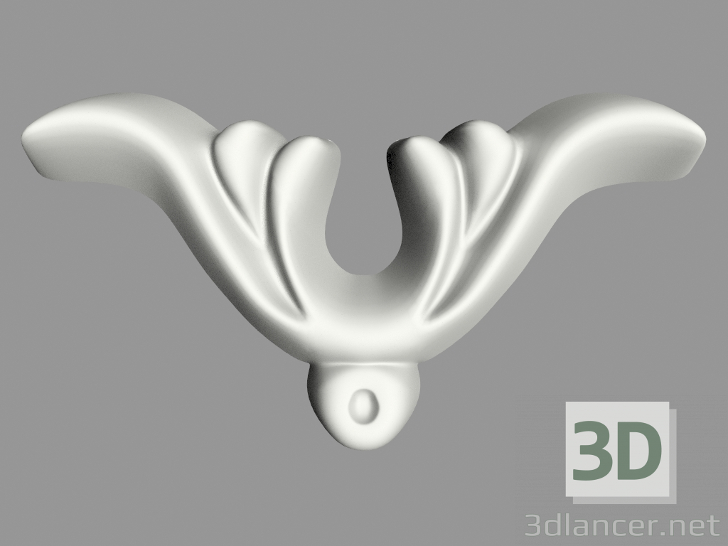 3D Modell Wanddekor (F77) - Vorschau