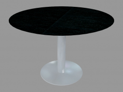 Table à manger (frêne teinté noir D110)