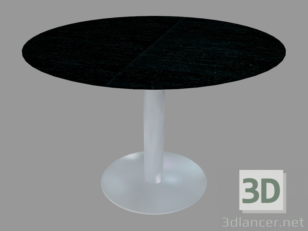 modello 3D Tavolo da pranzo (frassino tinto nero D110) - anteprima