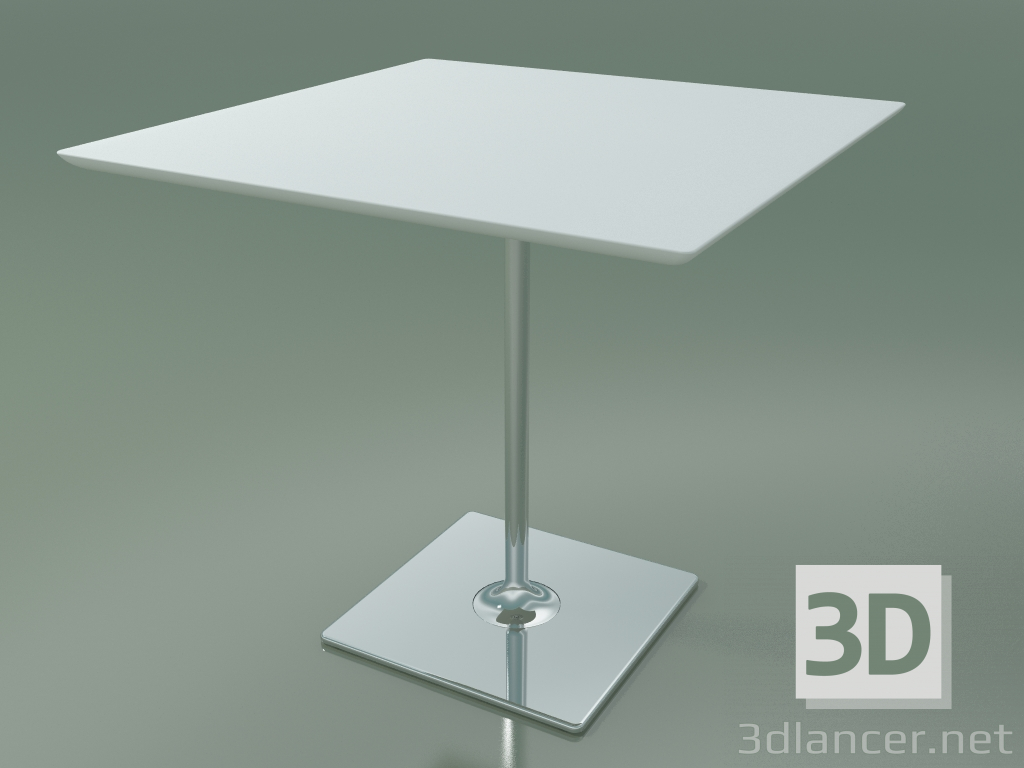 modello 3D Tavolo quadrato 0661 (H 74 - 80x80 cm, M02, CRO) - anteprima