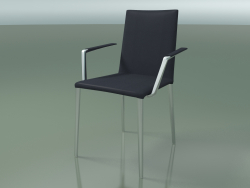 कुर्सी 1708BR (एच 85-86 सेमी, आर्मरेस्ट के साथ, चमड़े के ट्रिम के साथ, सीआरओ)