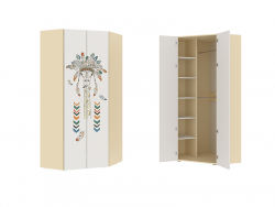 Armoire d'angle "Indians"