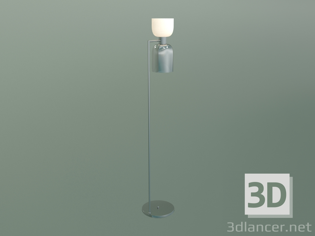 modello 3D Lampada da terra Tandem 01085-2 (nichel) - anteprima