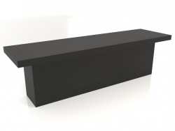 Bench VK 10 (1600x450x450, wood black)