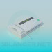 modèle 3D Fax machine - preview