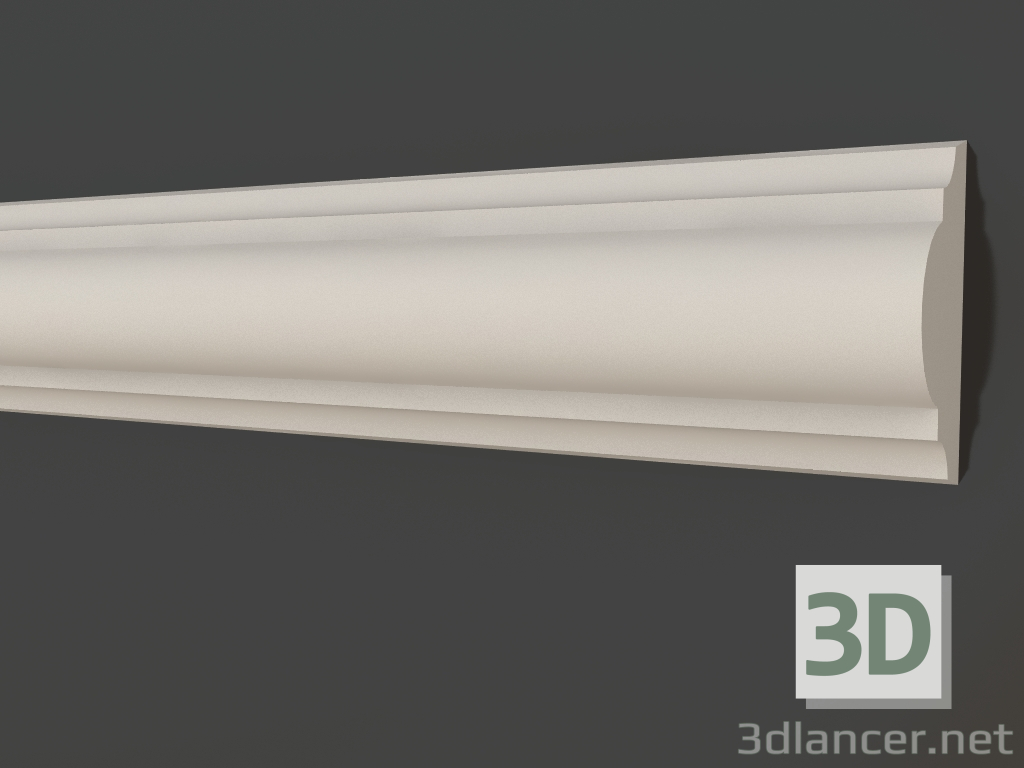 3d model Plaster molding LG 018 (42x20) - preview