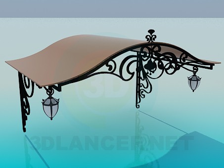 3d Model Forged Canopy Free 3d Models For 3d Editors 3ds