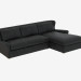3d model Leather modular sofa LEATHER & WOOL SECTIONAL (7843-3104) RAF - preview