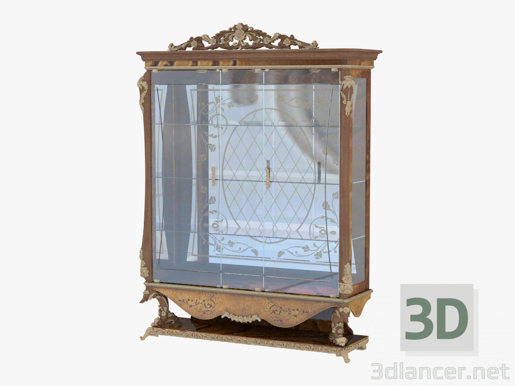 3d model Showcase in classical style 212 - preview