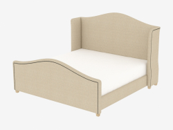 Double bed ATHENA KING SIZE BED (5007K Beige)