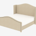 3 डी मॉडल डबल बेड ATHENA राजा आकार बिस्तर (5007K बेज) - पूर्वावलोकन