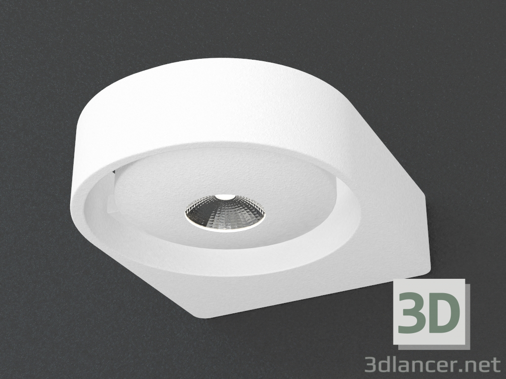 Modelo 3d Superfície lâmpada LED (DL18696_11WW-White) - preview