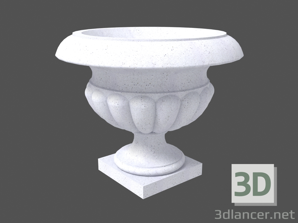 modèle 3D Pot de fleurs (LV45A) - preview