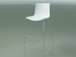 Bar stool 0471 (on a sled, two-color polypropylene)