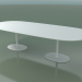 3d model Oval table 0665 (H 74 - 300x131 cm, M02, V12) - preview