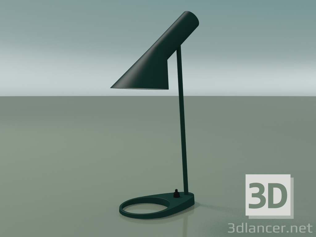 3d model Lámpara de mesa AJ TABLE MINI (20W E14, DARK GREEN) - vista previa