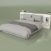 3d model Bed with organizers 1600 x 2000 (10321) - preview
