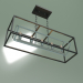 3d model Pendant chandelier Crate 70122-5 (black) - preview