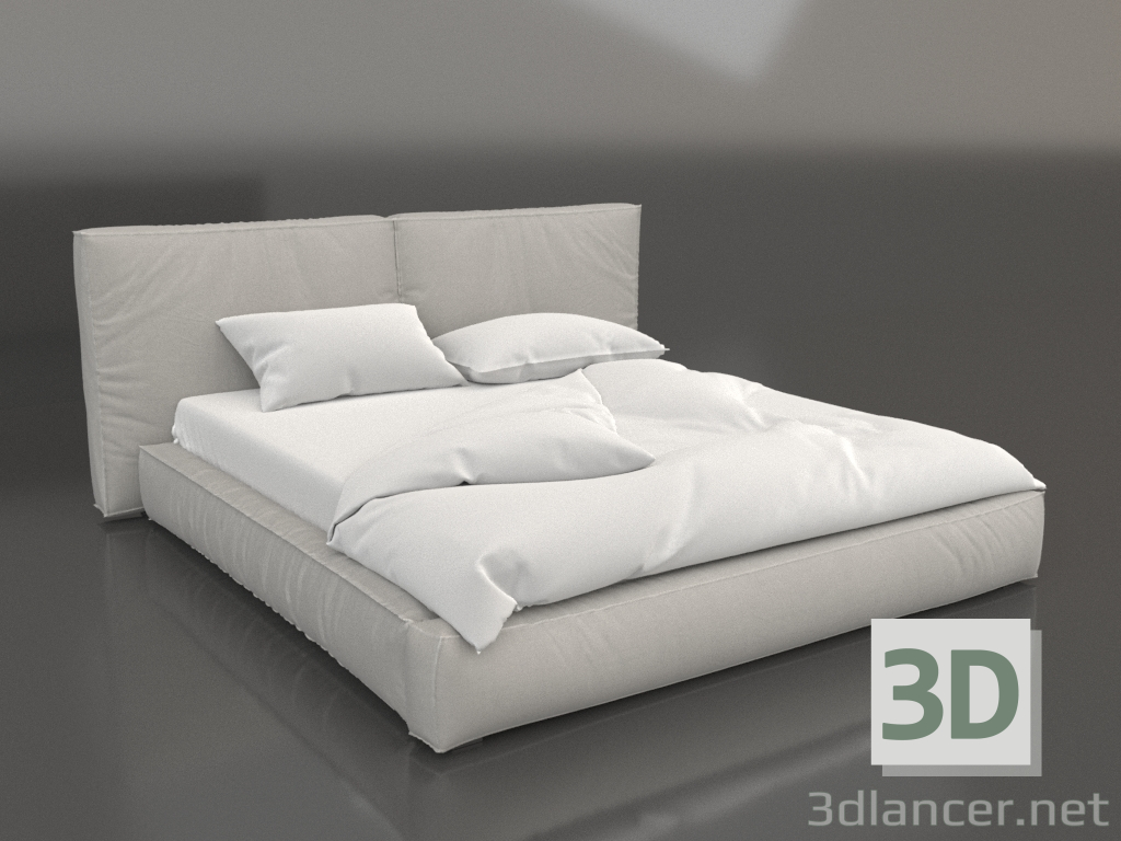 3d model Cama de diseño premium Sona - vista previa