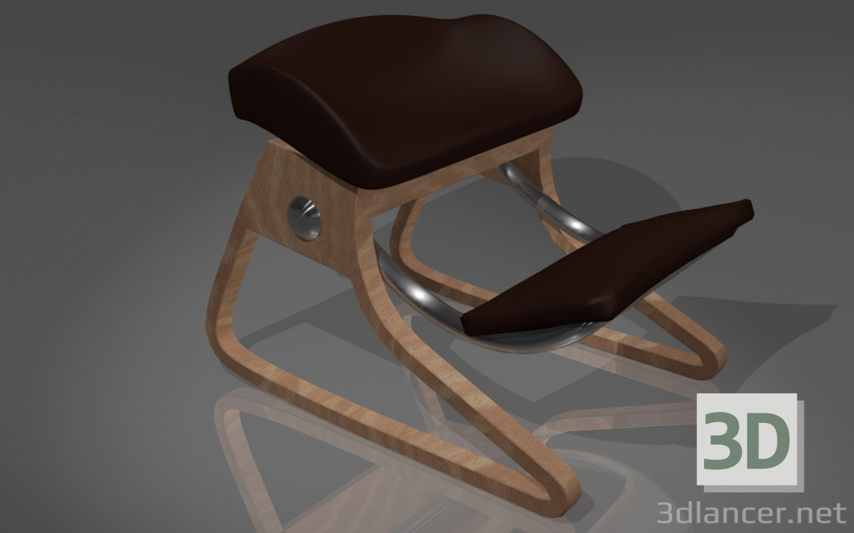 3 डी मॉडल कुर्सी प्रकार 1 - पूर्वावलोकन