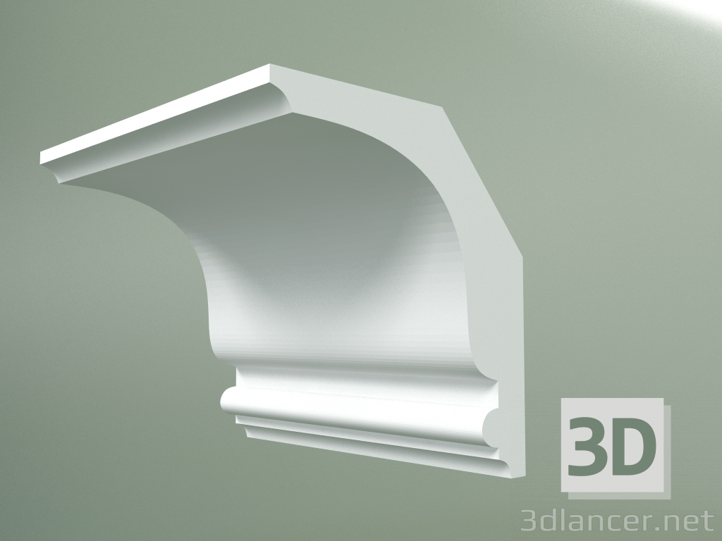 3d model Plaster cornice (ceiling plinth) KT105 - preview