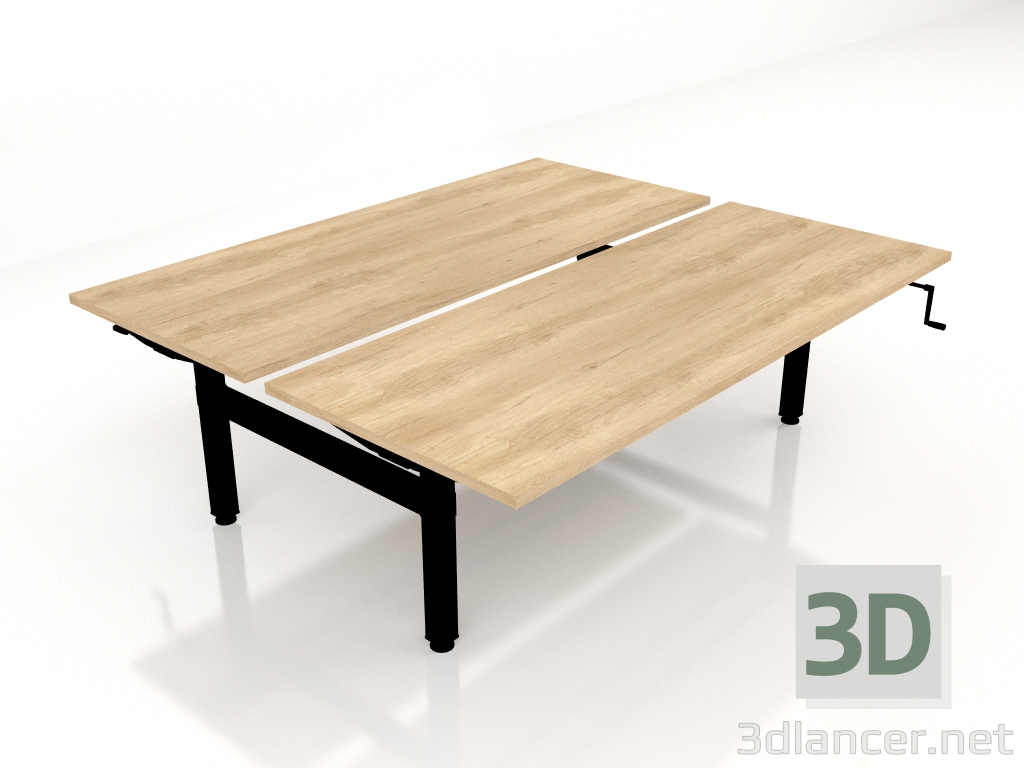 3D modeli Çalışma masası Ogi Drive Bench Manual BOC60 (2000x1690) - önizleme