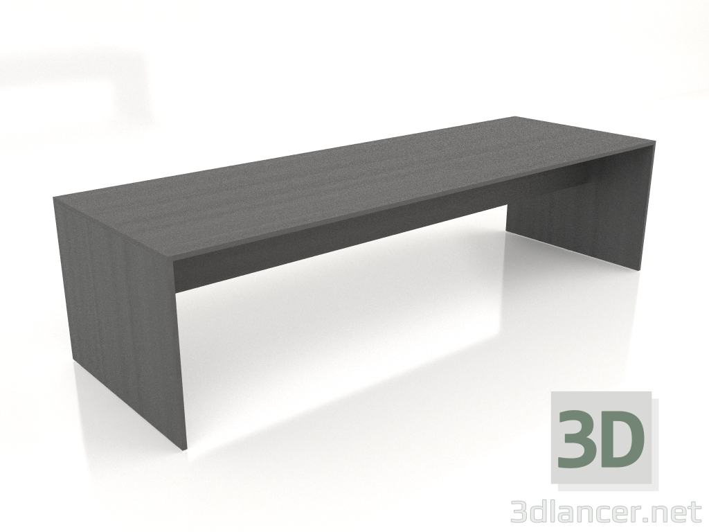 3d model Dining table 300 (Black anodized) - preview