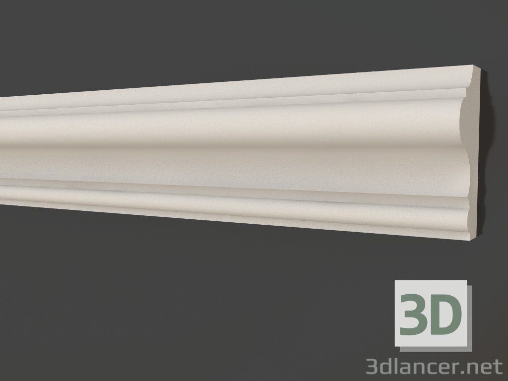 3d model Plaster molding LG 019 (42x20) - preview