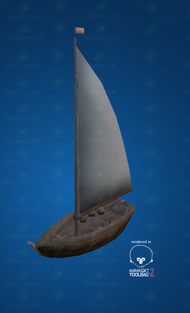 3d Fishing boat LP модель купить - ракурс 3d Fishing boat LP модель купить - ракурс