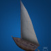 3d Fishing boat LP model buy - render