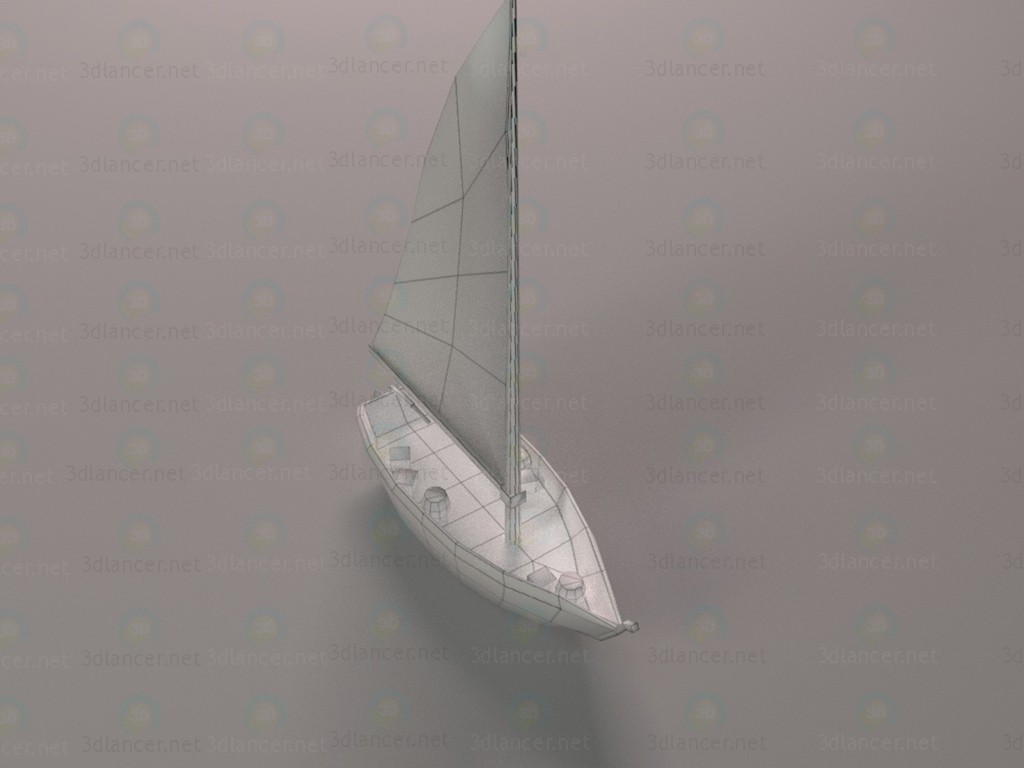3d Fishing boat LP модель купить - ракурс 3d Fishing boat LP модель купить - ракурс