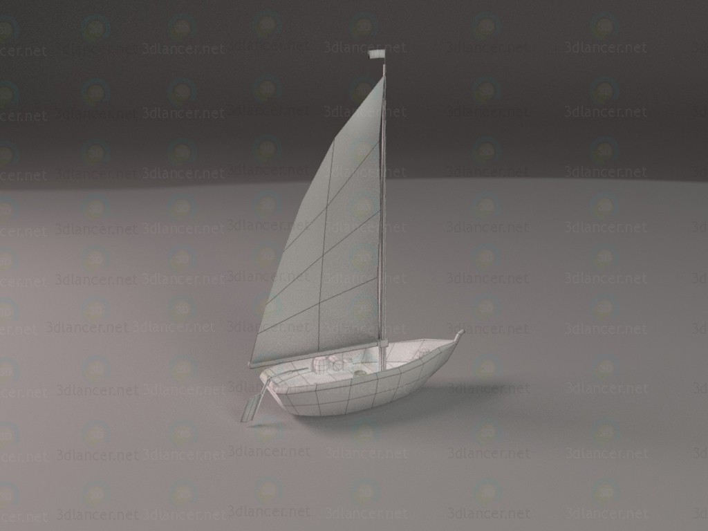 3d Fishing boat LP модель купить - ракурс 3d Fishing boat LP модель купить - ракурс