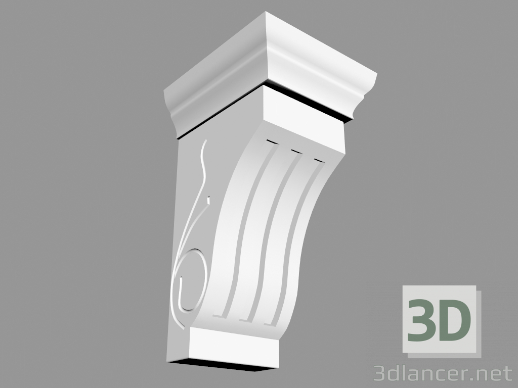 modello 3D Staffa (КР16) - anteprima