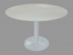 Table à manger (frêne teinté blanc D110)