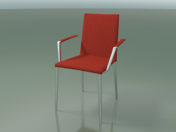 Chaise 1709BR (H 85 cm, empilable, avec accoudoirs, avec revêtement en tissu, CRO)