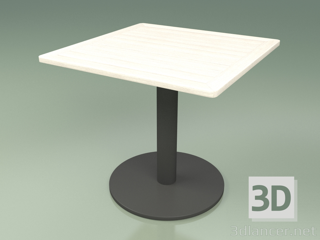 3d model Table 001 (Metal Smoke, Weather Resistant White Colored Teak) - preview