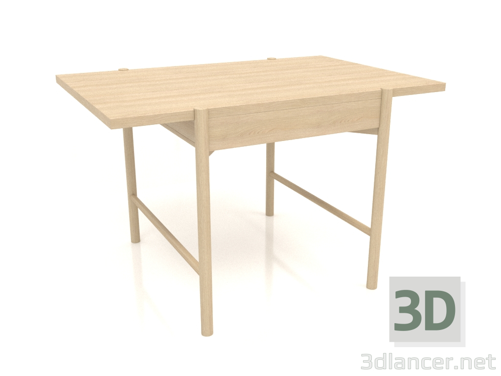 3D Modell Esstisch DT 09 (1200x840x754, Holz weiß) - Vorschau