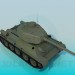 3D modeli T-34-85 - önizleme