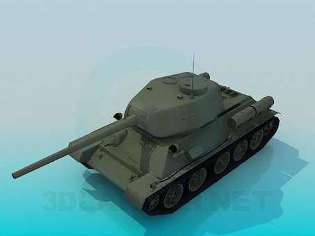 3d model T-34-85 - preview 3d model T-34-85 - preview