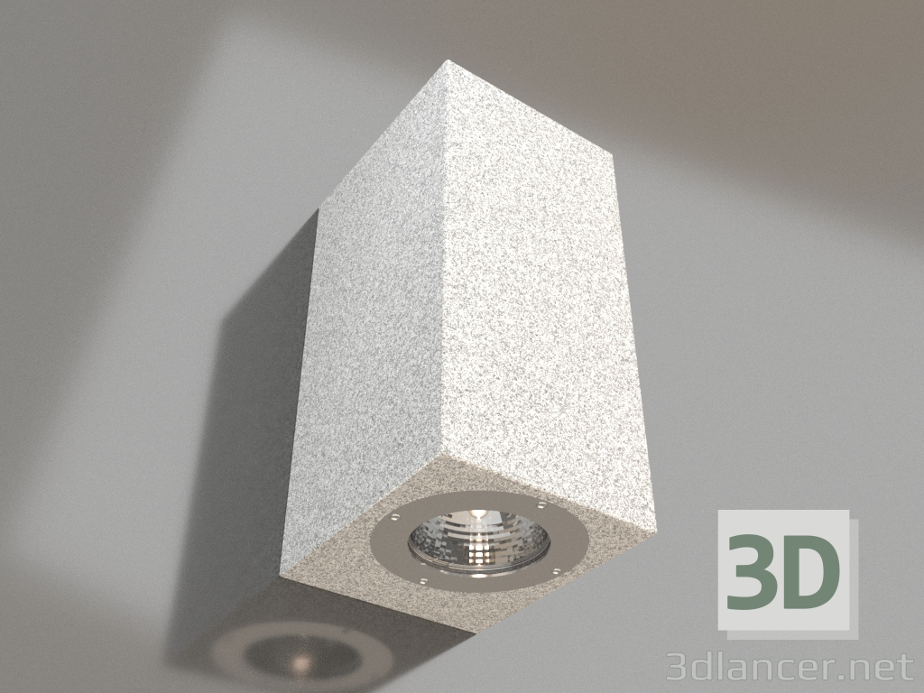 3D Modell Wand-Straßenlampe (7182) - Vorschau
