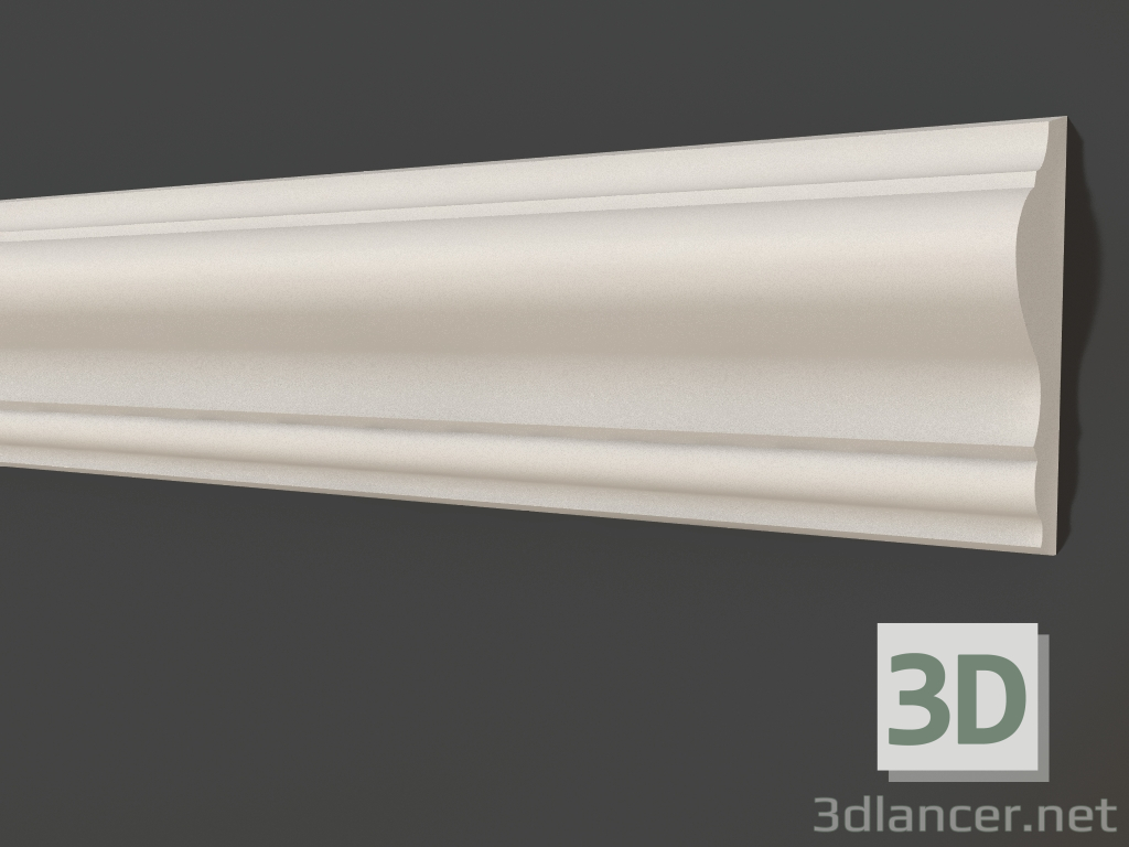 3d model Plaster molding LG 019 1 (42x18) - preview