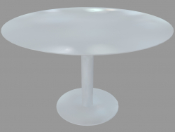 Dining table (white lacquered D120)