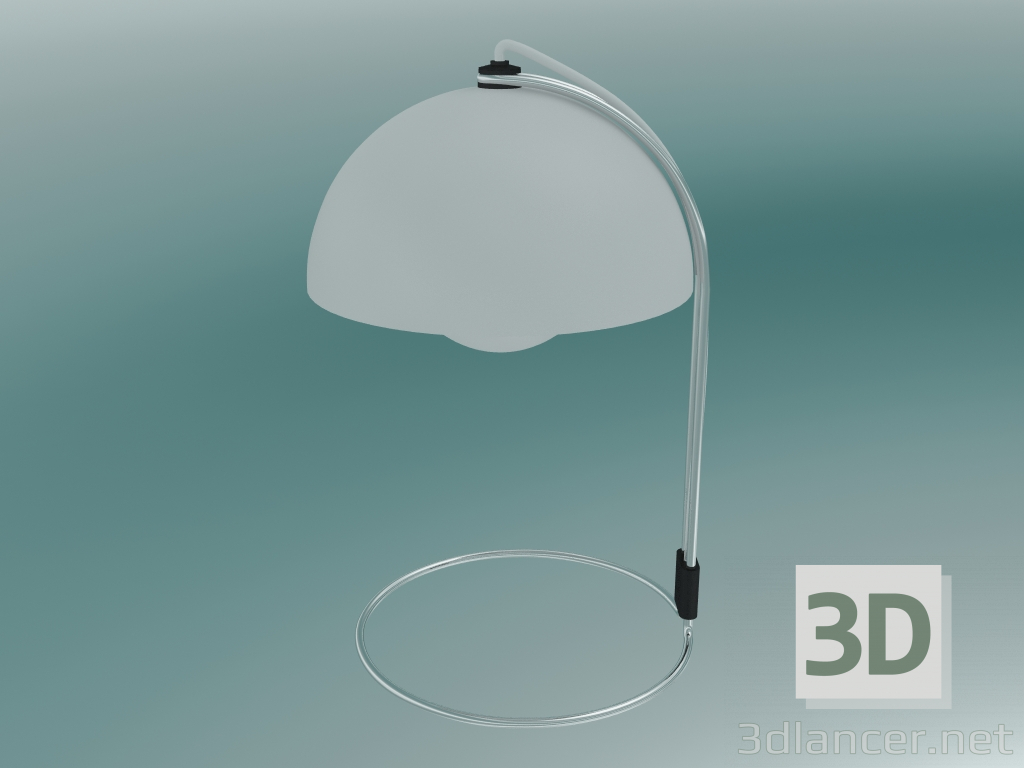 3D Modell Tischlampe Flowerpot (VP4, Ø23cm, H 35,9cm, Mattweiß) - Vorschau