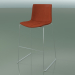 3d model Bar chair 0321 (on a slide, with removable leather upholstery, cover 1) - preview