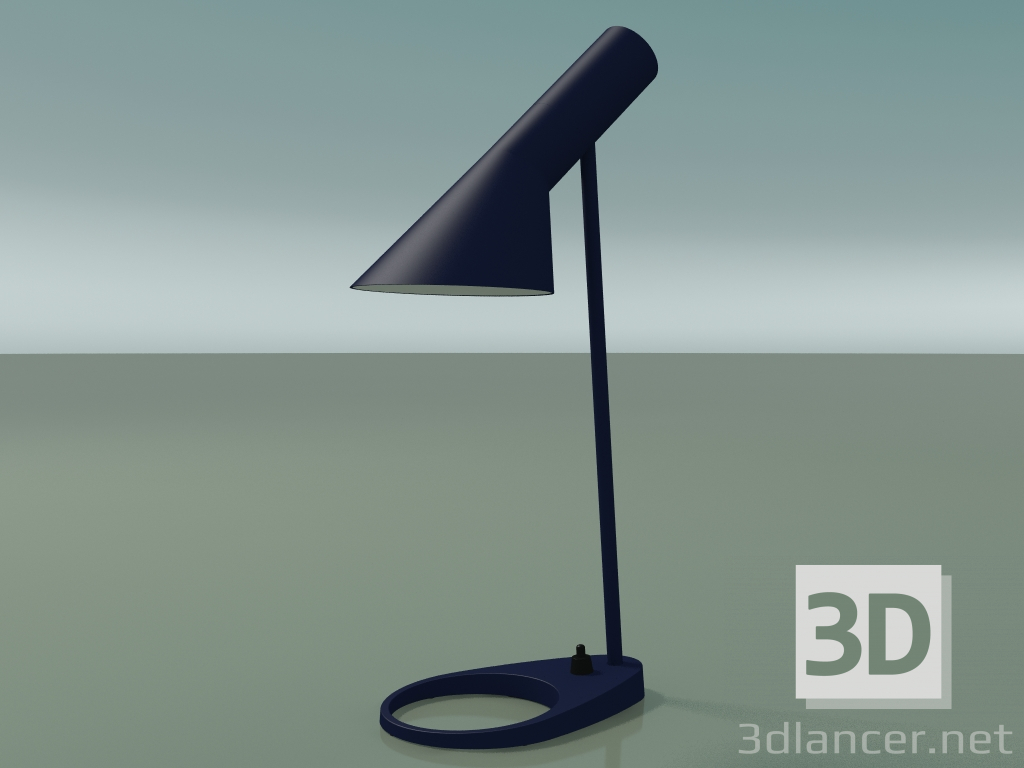 3d model Lámpara de mesa AJ TABLE MINI (20W E14, MIDNIGHT BLUE) - vista previa