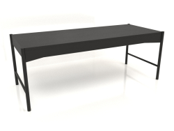 डाइनिंग टेबल डीटी 09 (2040x840x754, लकड़ी काला)