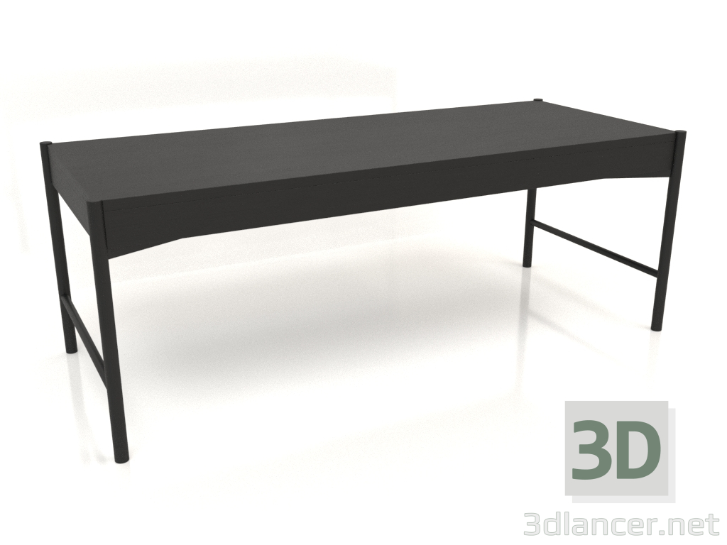 3d model Dining table DT 09 (2040x840x754, wood black) - preview