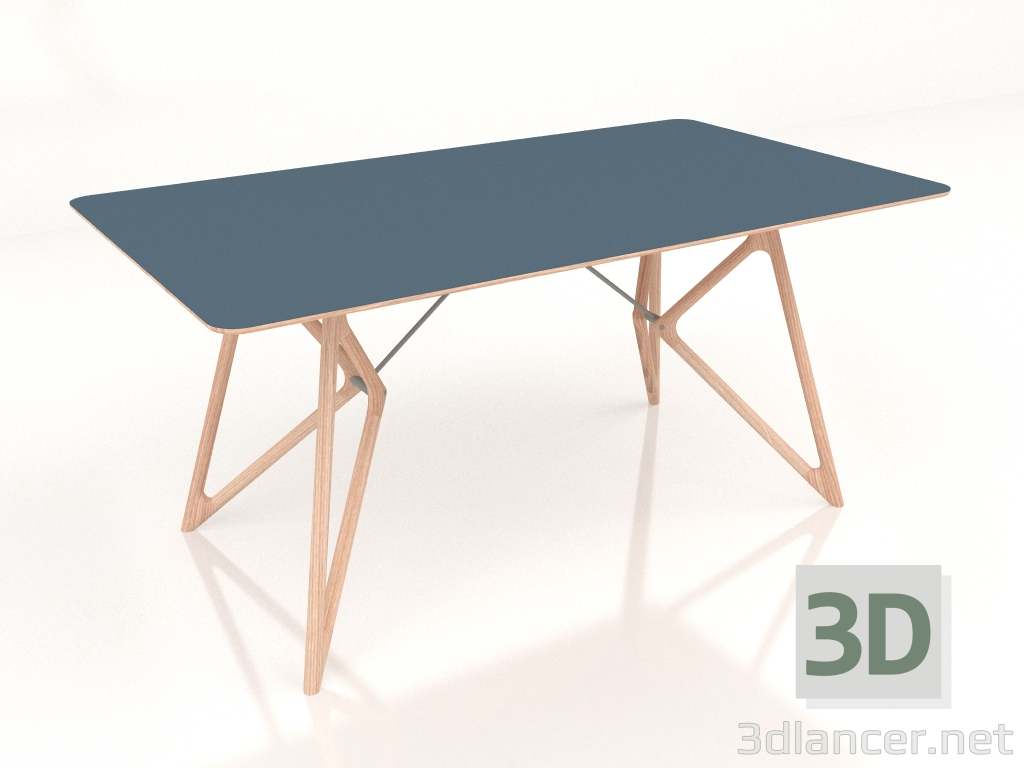 modello 3D Tavolo da pranzo Tink 160 (blu fumo) - anteprima