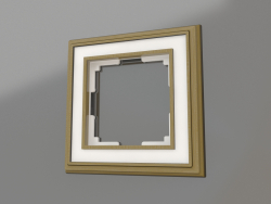 Frame for 1 post Palacio (bronze-white)