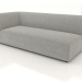 modello 3D Modulo divano angolare (L) 193 allungato a sinistra - anteprima
